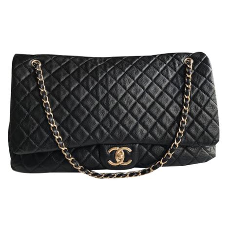 chanel bag xxl travel size cm|Chanel xl bag price.